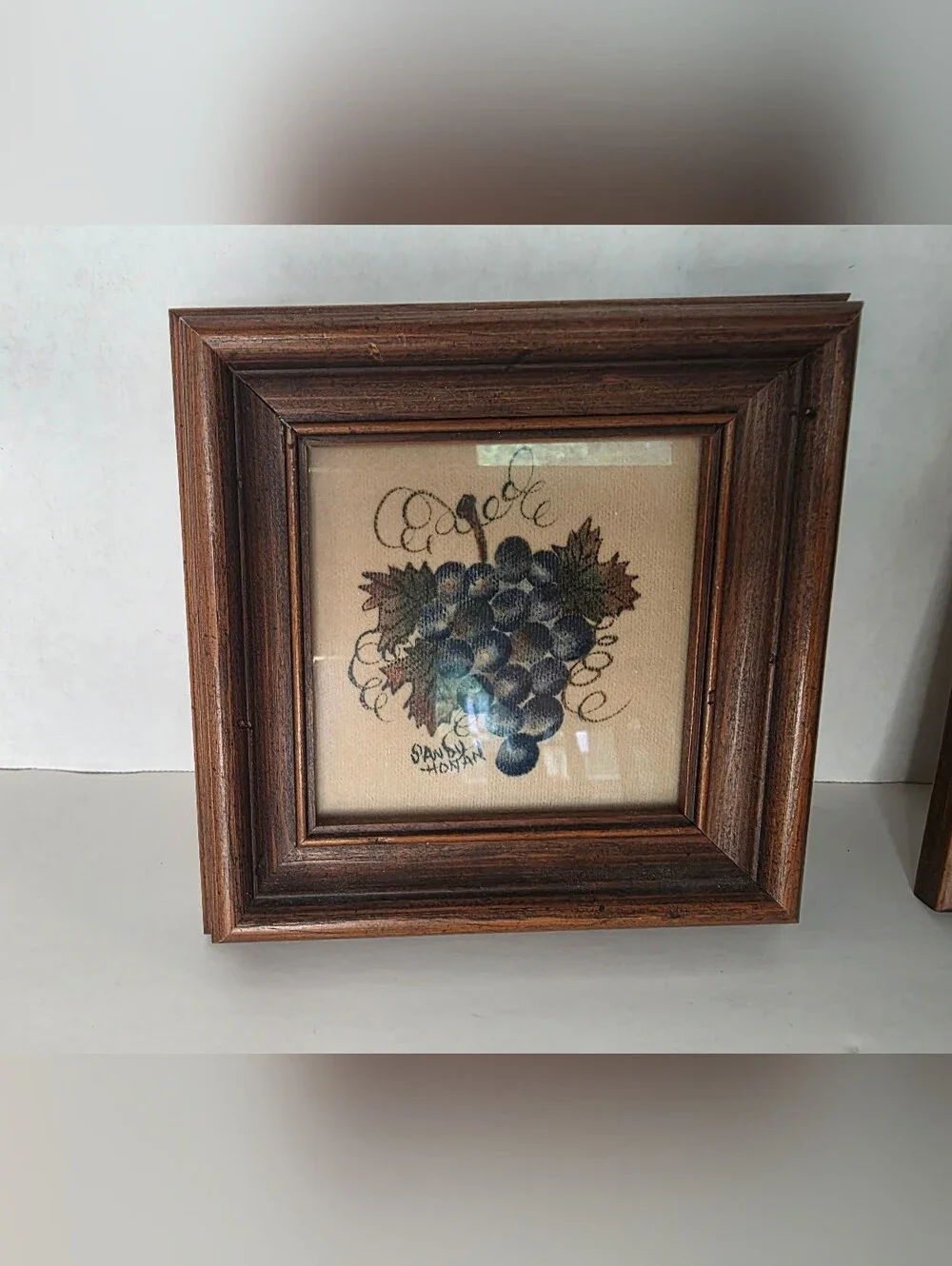 Theorem Painting by Sandy Honan Framed and Matted Prints Grapes & Fruit Set of 2